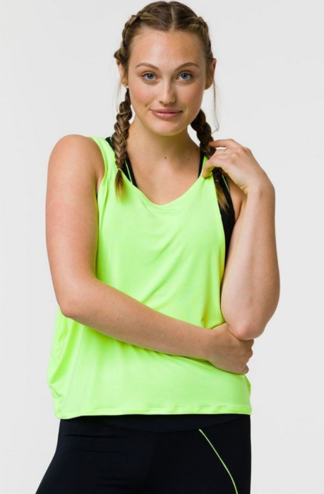 Image Title Onzie Tone Top - Neon Yellow